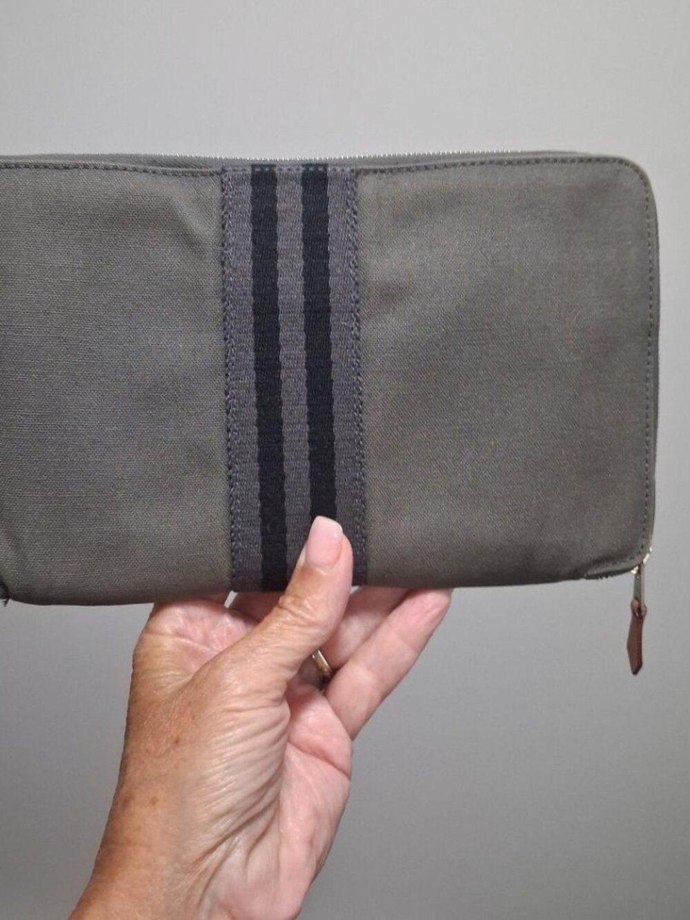 Hermes Vintage Fourre Tout Oversized Zip Wallet - Travel Wallet - Organizer